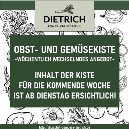 Obst- und Gemüsekiste am 29.10.2026