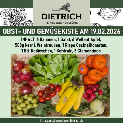 Obst- und Gemüsekiste am 19.02.2026