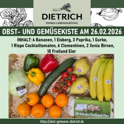 Obst- und Gemüsekiste am 26.02.2026