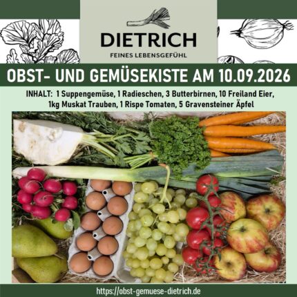 Obst- und Gemüsekiste am 10.09.2026